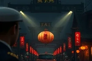 《白露未晞》剧照：长阶之上手持书信的两位主角